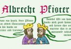 Albrecht Pfister Font