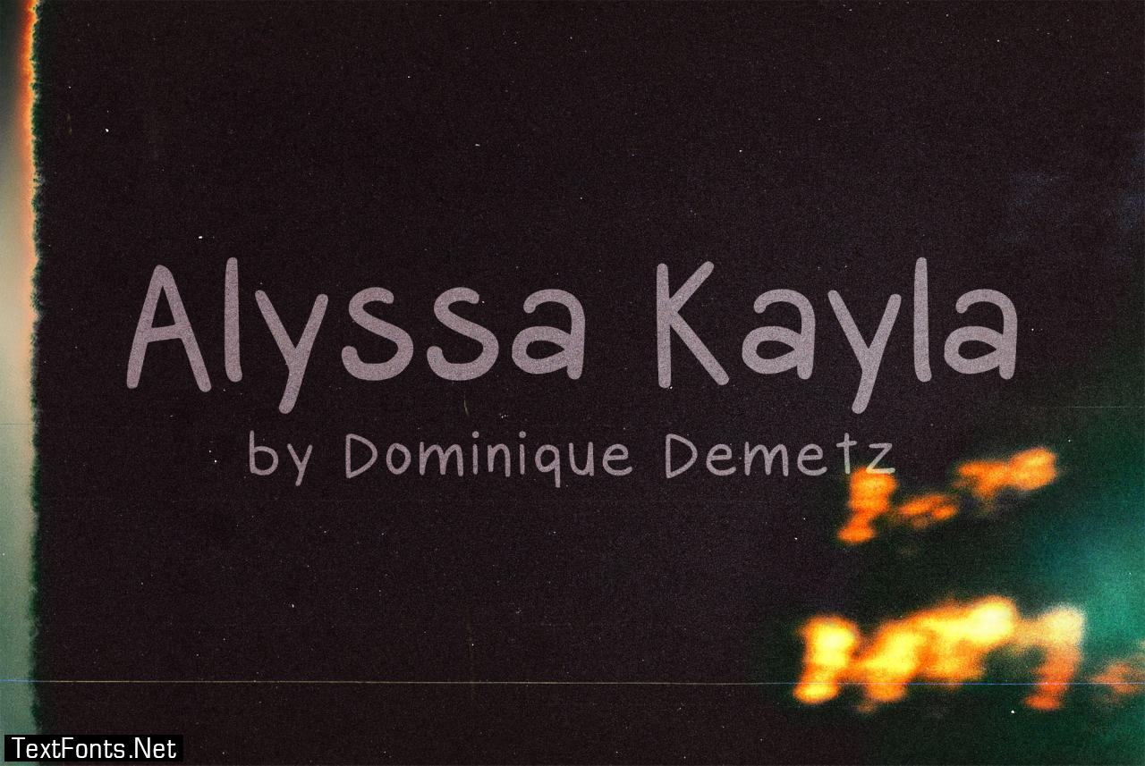 Alyssa Kayla Font