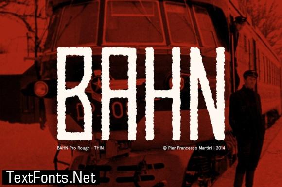 Bahn Thin Font