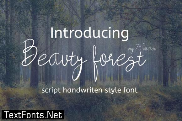 Beauty Forest Font