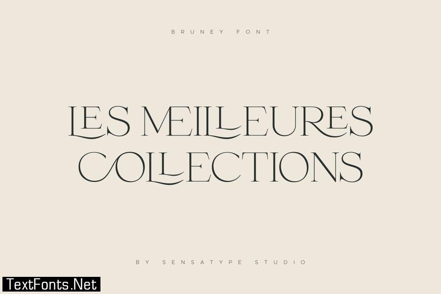 Bruney - Classy Ligature Font