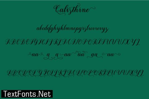 Calisthine Font