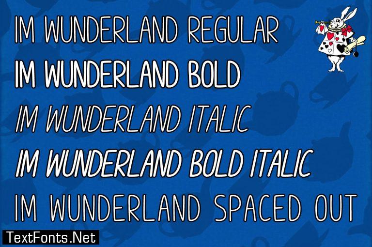 Im Wunderland Font