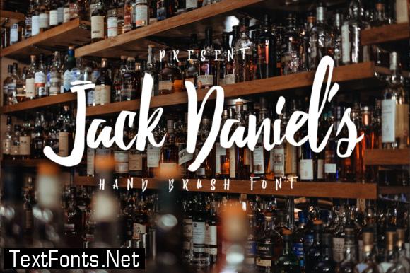 jack daniels jack daniels free font