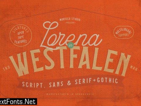 Lorena in Westfalen Font