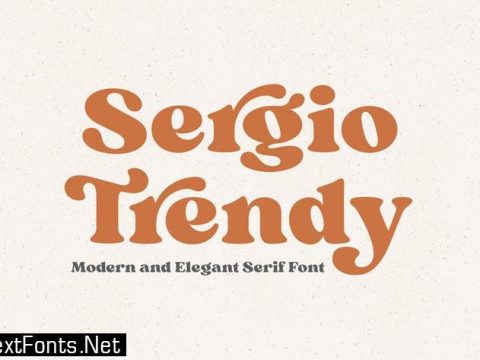 Sergio Trendy Serif Font