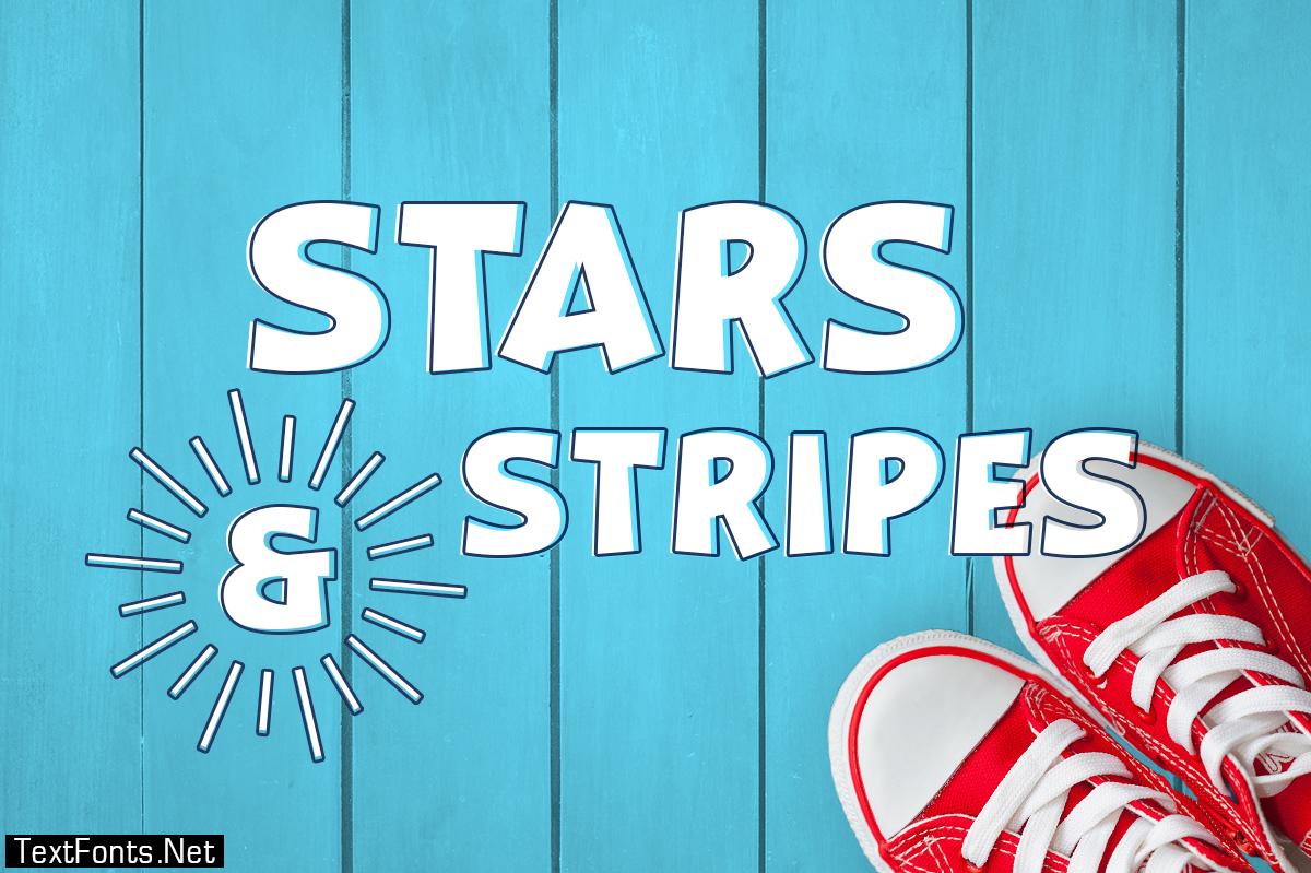 Stars & Stripes Font