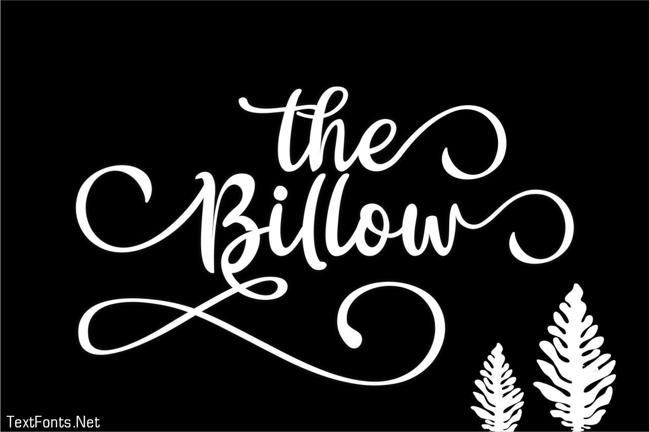 The Billow Font