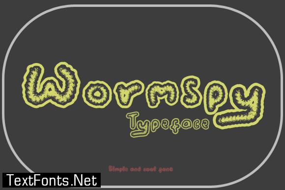 Wormspy Font