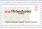 1538 Schwabacher Font