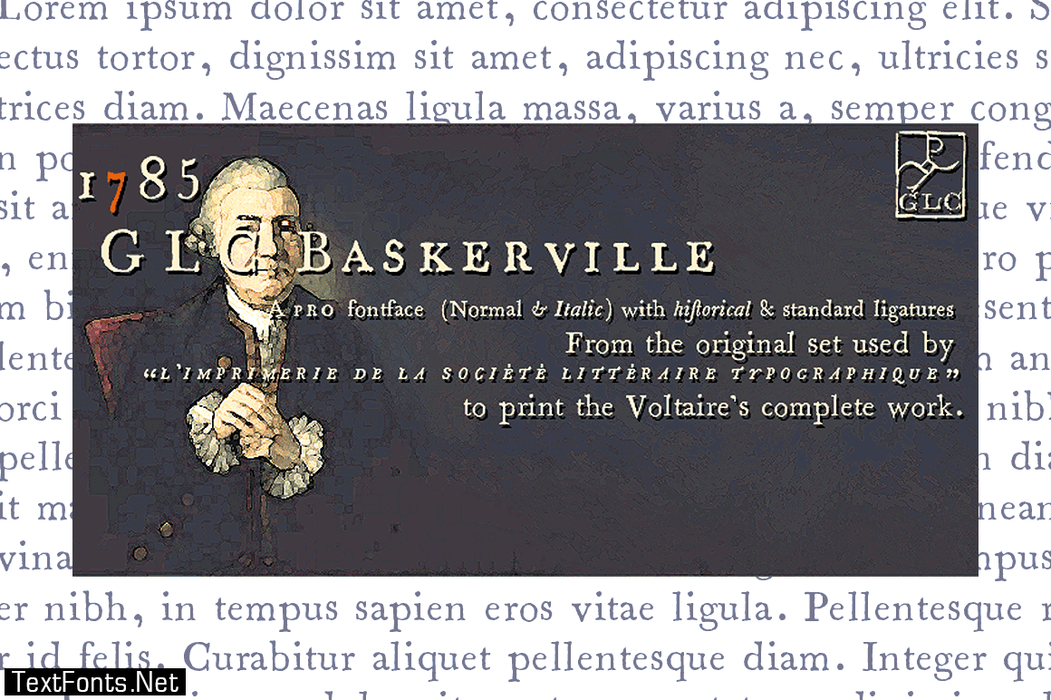 1785 GLC Baskerville Family Font