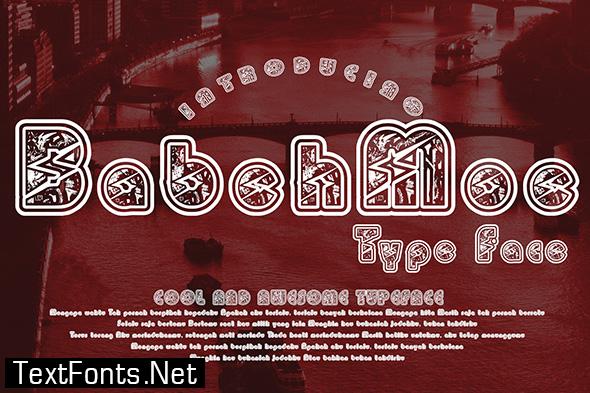 BabehMoe Font