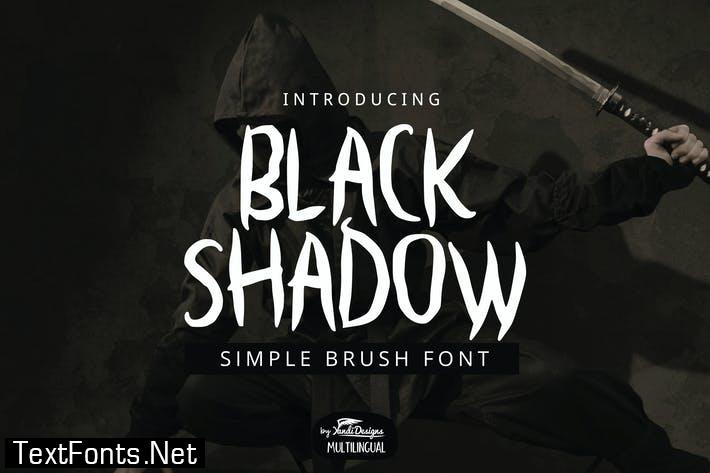 Black Shadow Font