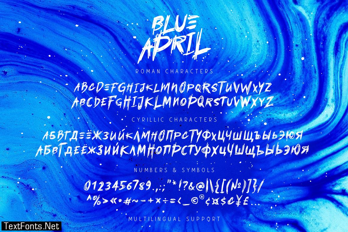 Blue April Font