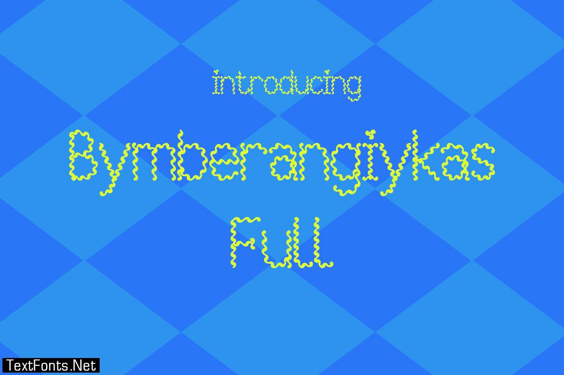 Bymberangiykas Full Font