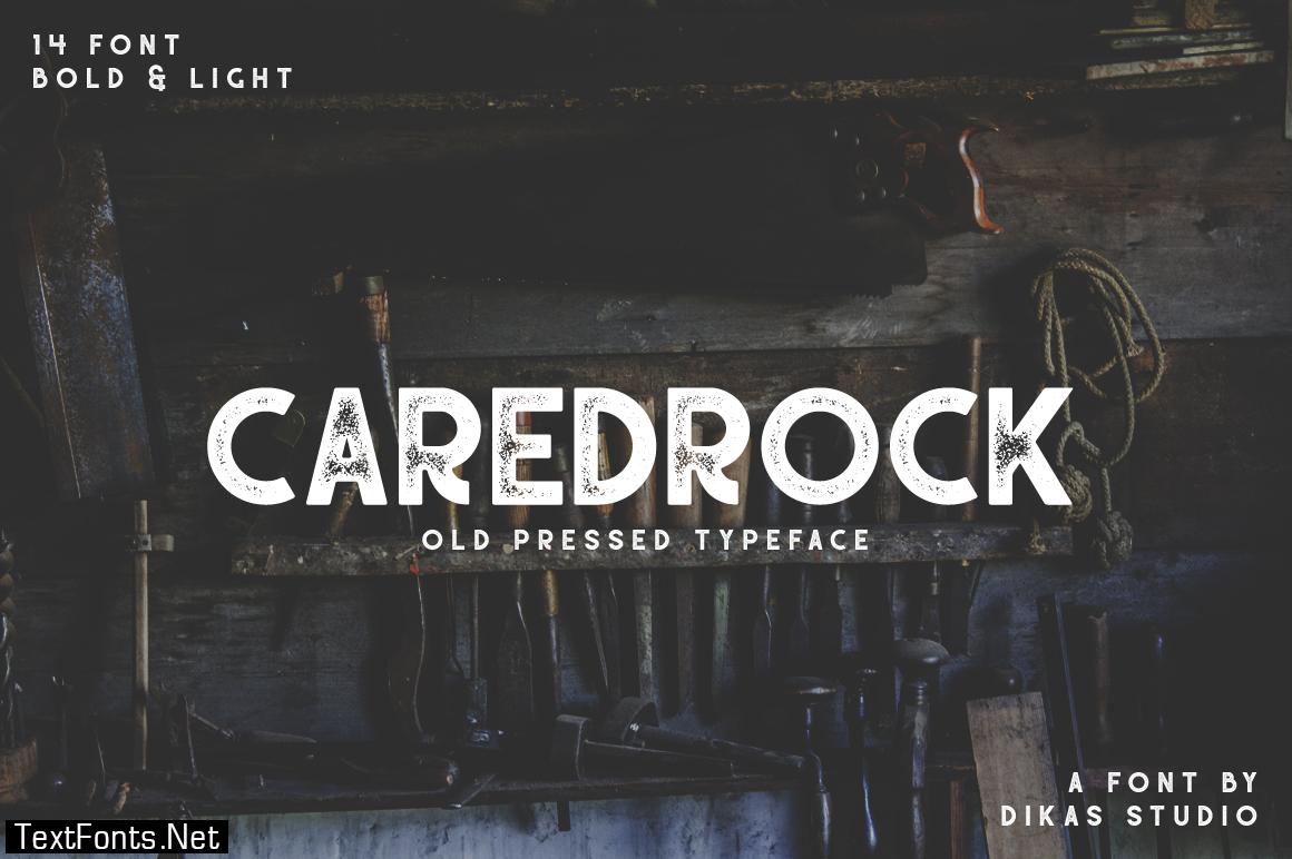 Caredrock Font