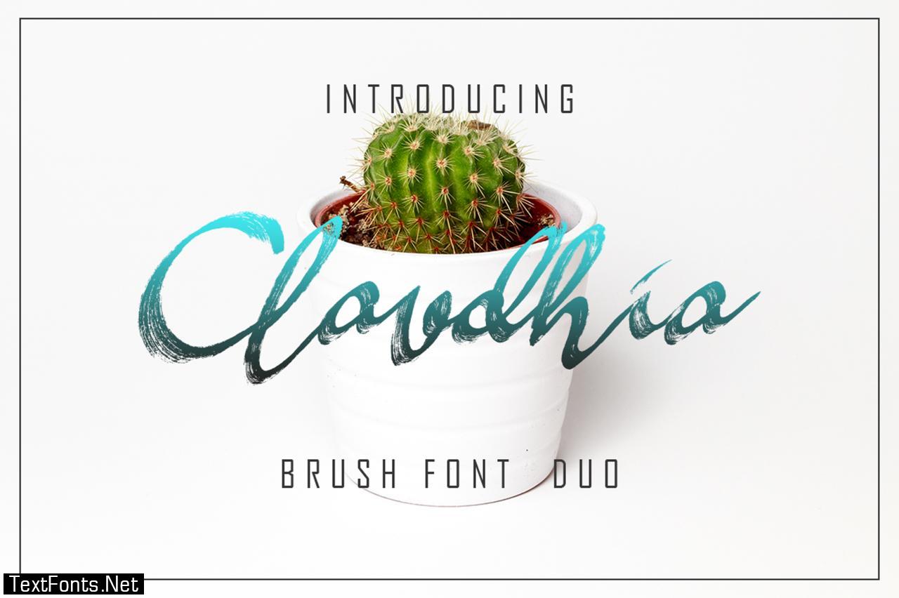 Claudhi and Jhelio Font