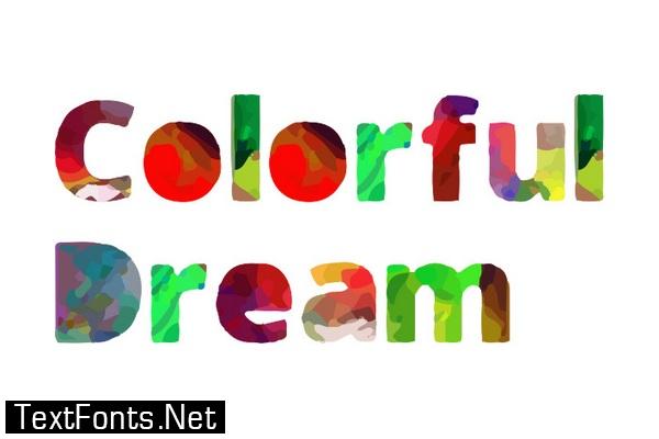 Colorful Dream (Color Font) Font