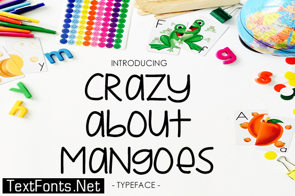 Crazy About Mangoes Font