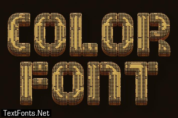 Golden Future - Color SVG Font