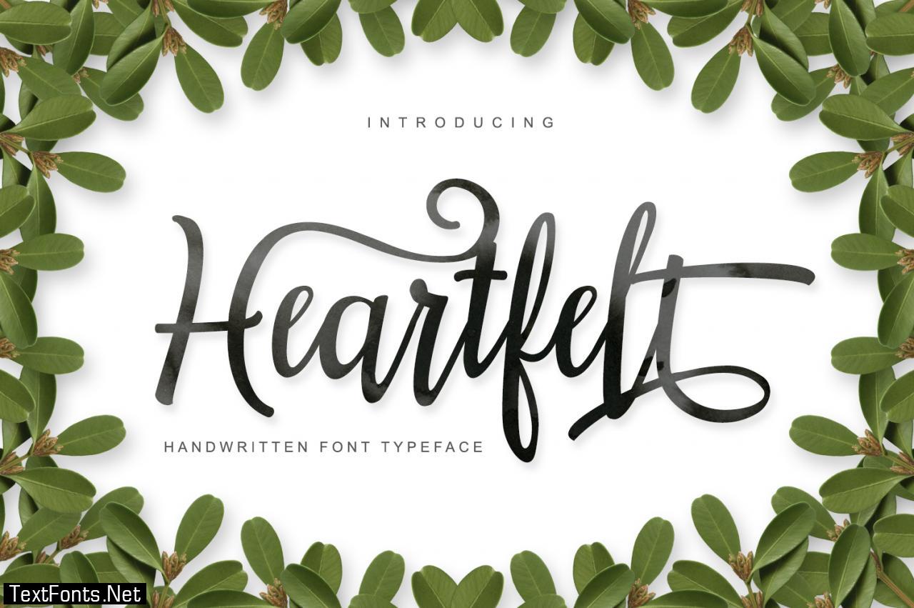 heartfelt-font