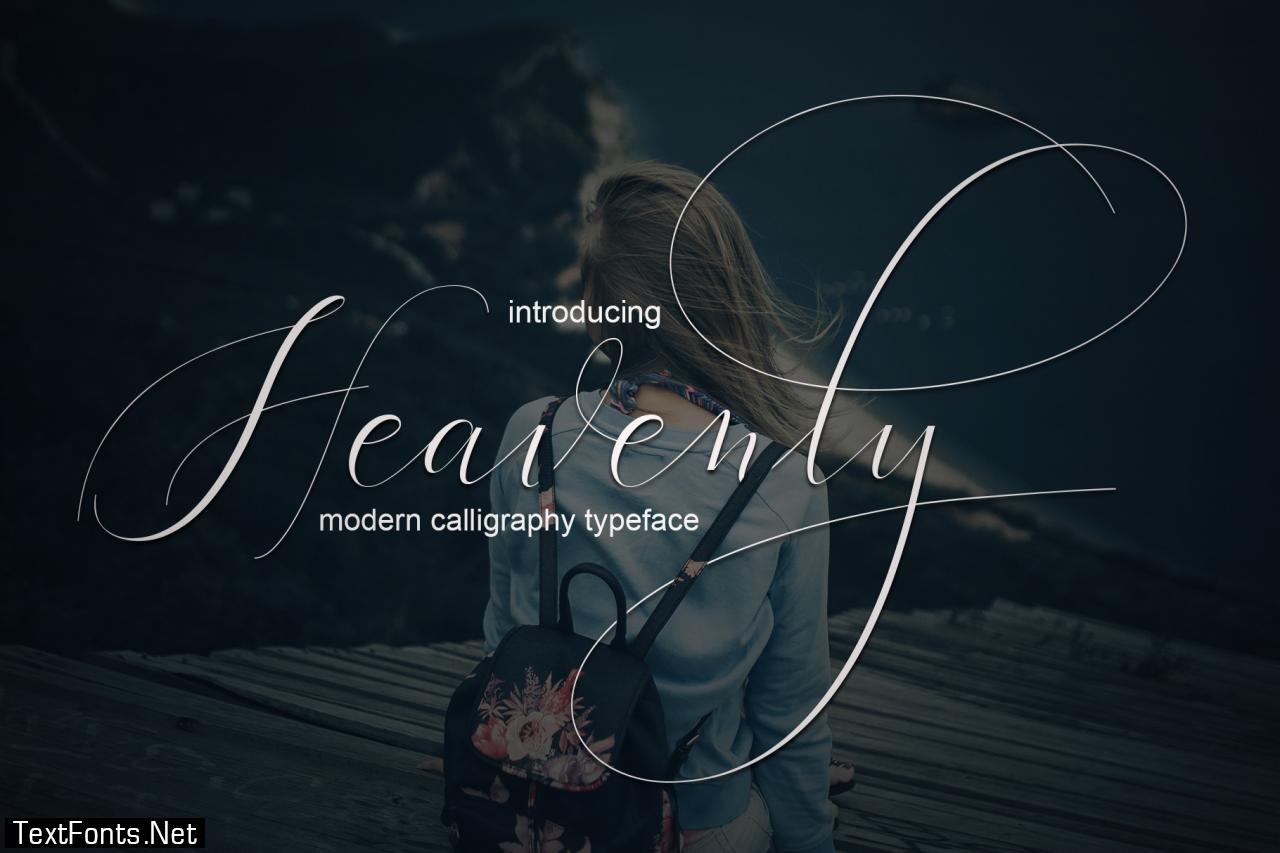 Heavenly Script Font