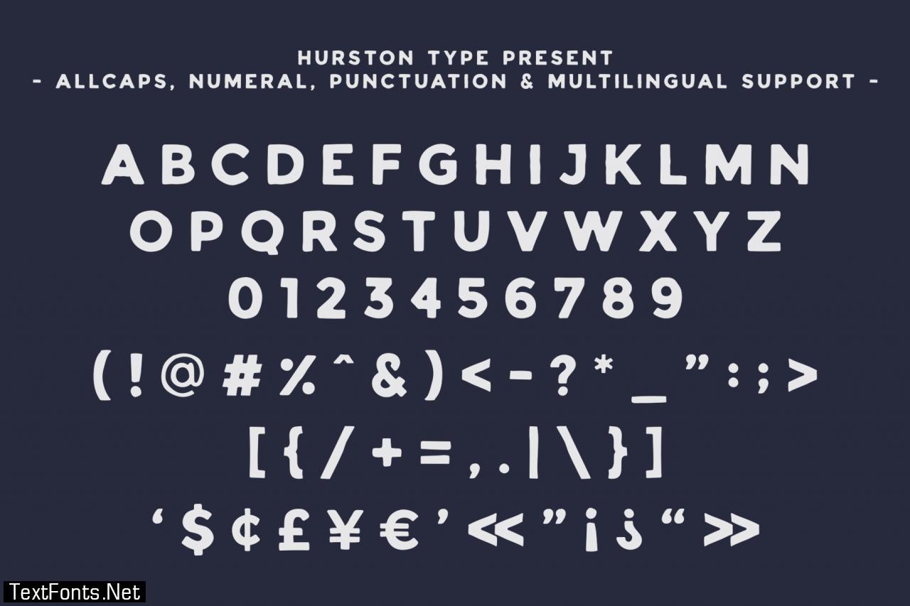 Hurston Font