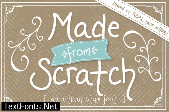 Made from Scratch Font