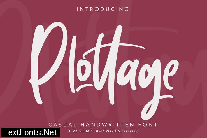 Pottage - Handwritten Font