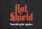 Rot Shield Font
