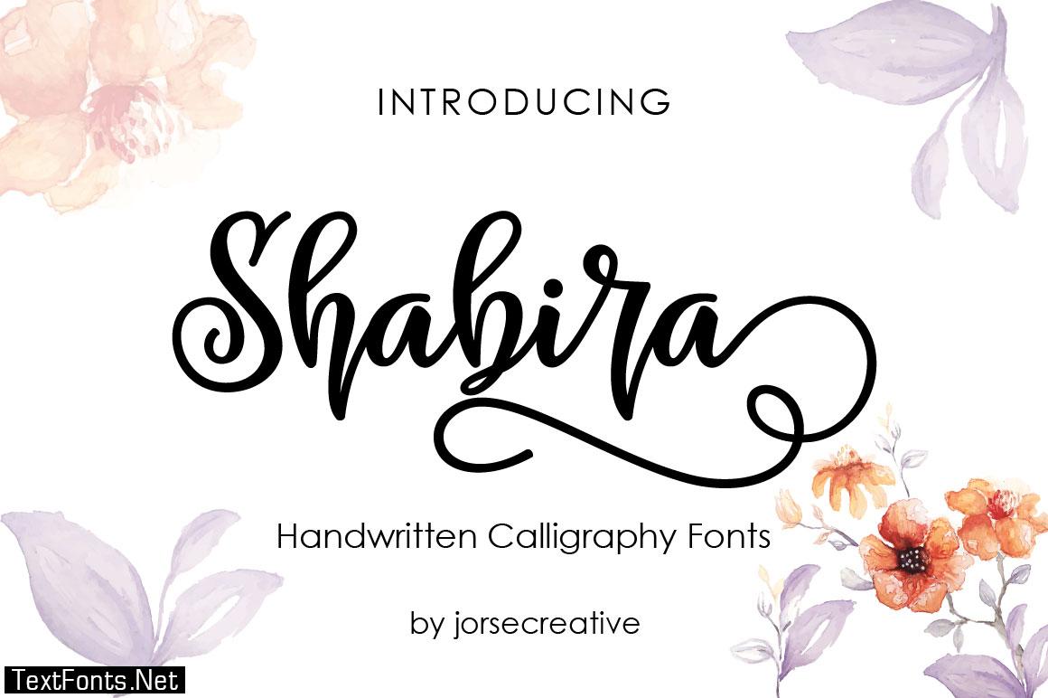 Shabira Font