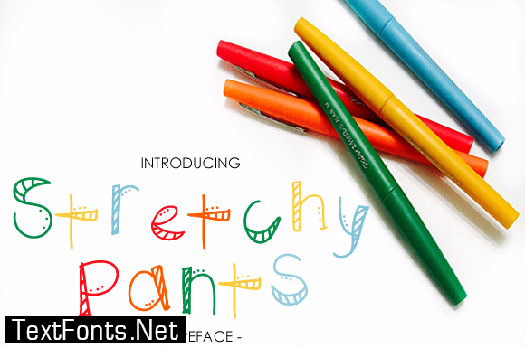 Stretchy Pants Font