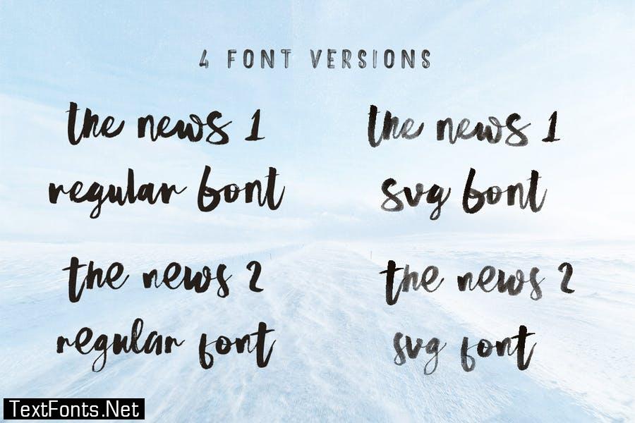 The News Brush & SVG Font