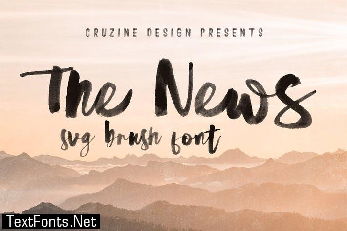 The News Brush & SVG Font