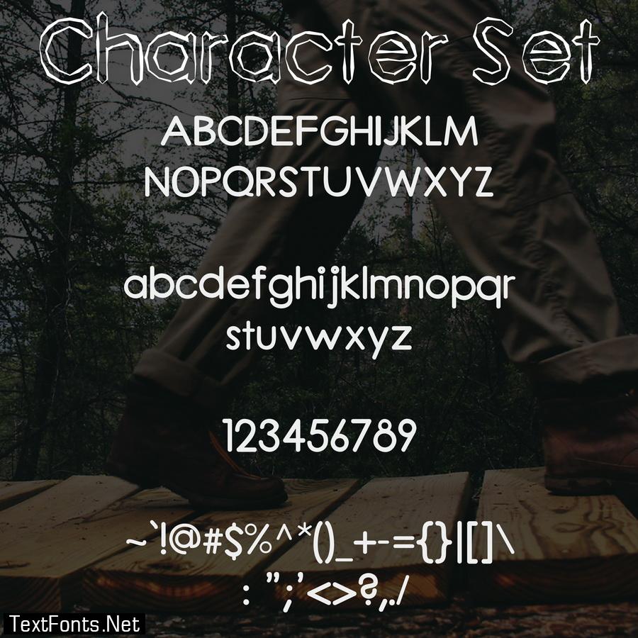 WoodCraft Font