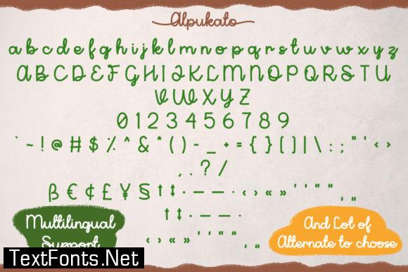 Alpukato Font