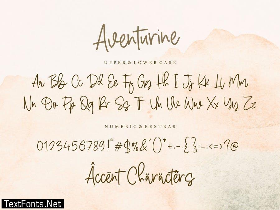 Aventurine Font YH