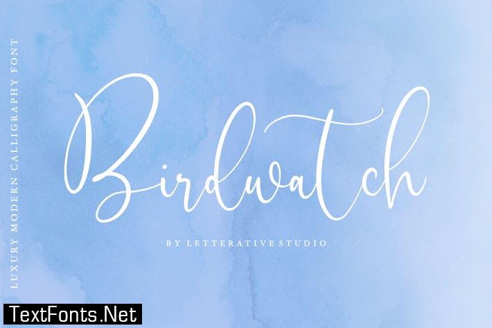 Birdwatch Script Font YH