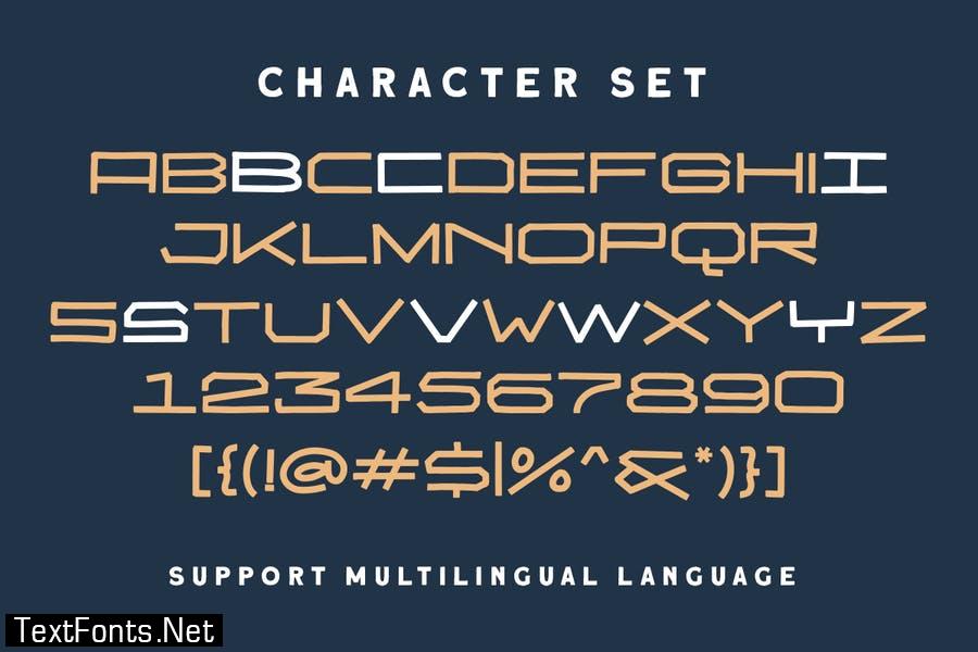 Boinger - Expanded Typeface