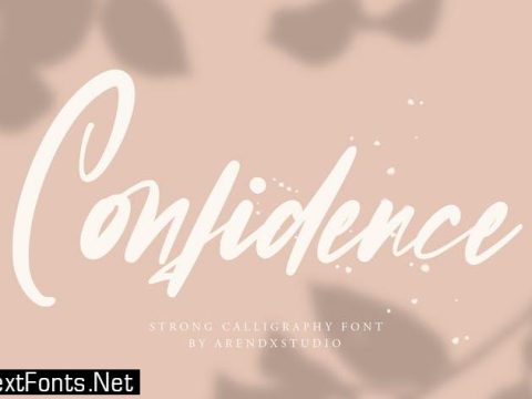 Confidence - Calligraphy Font