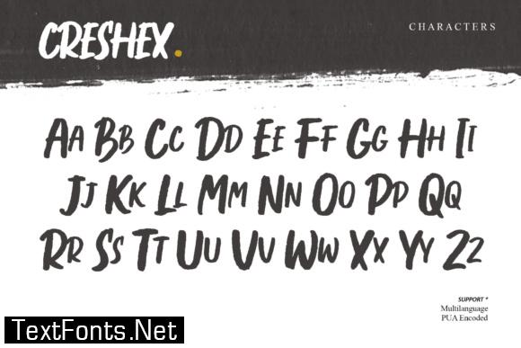 Creshex Font