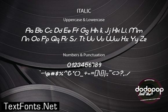 Dodopop Duo Font