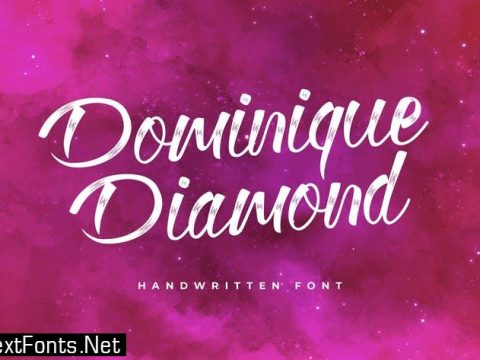 Dominique Diamond Calligraphy Font