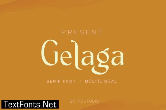 Gelaga Font