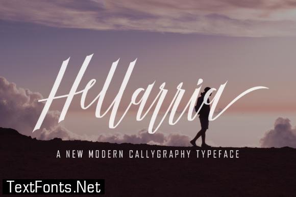 Hellarria Script Font