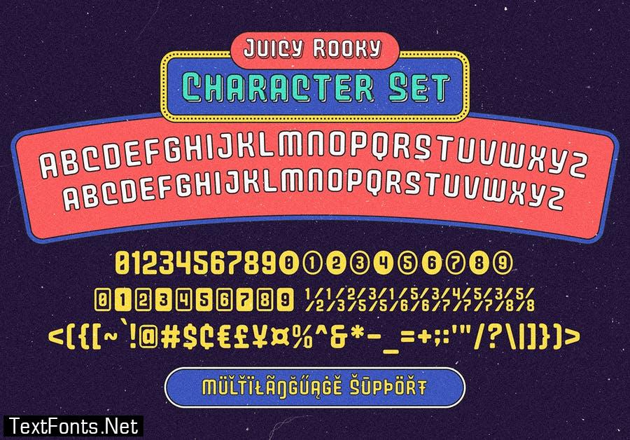 Juicy Rooky Font