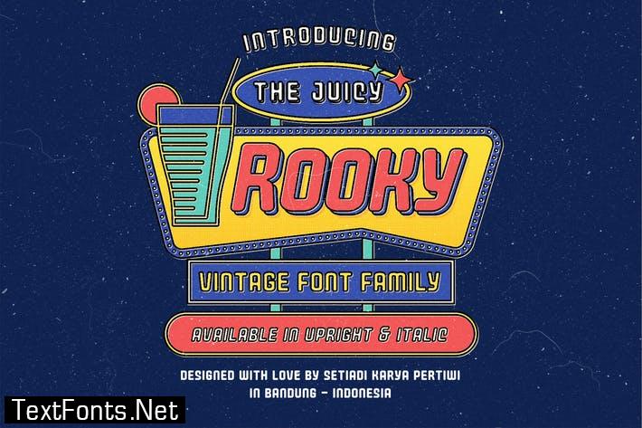 Juicy Rooky Font