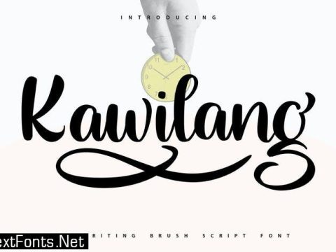 Kawilang | Handwriting Brush Font