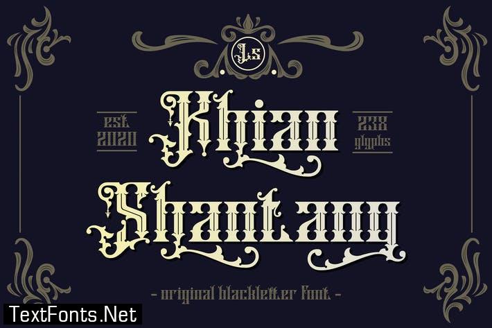 Khian Shantang Font