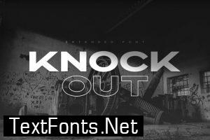 knockout font family download